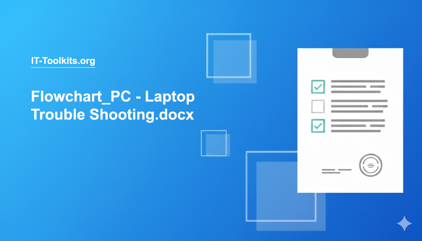 Flowchart_PC - Laptop Trouble Shooting