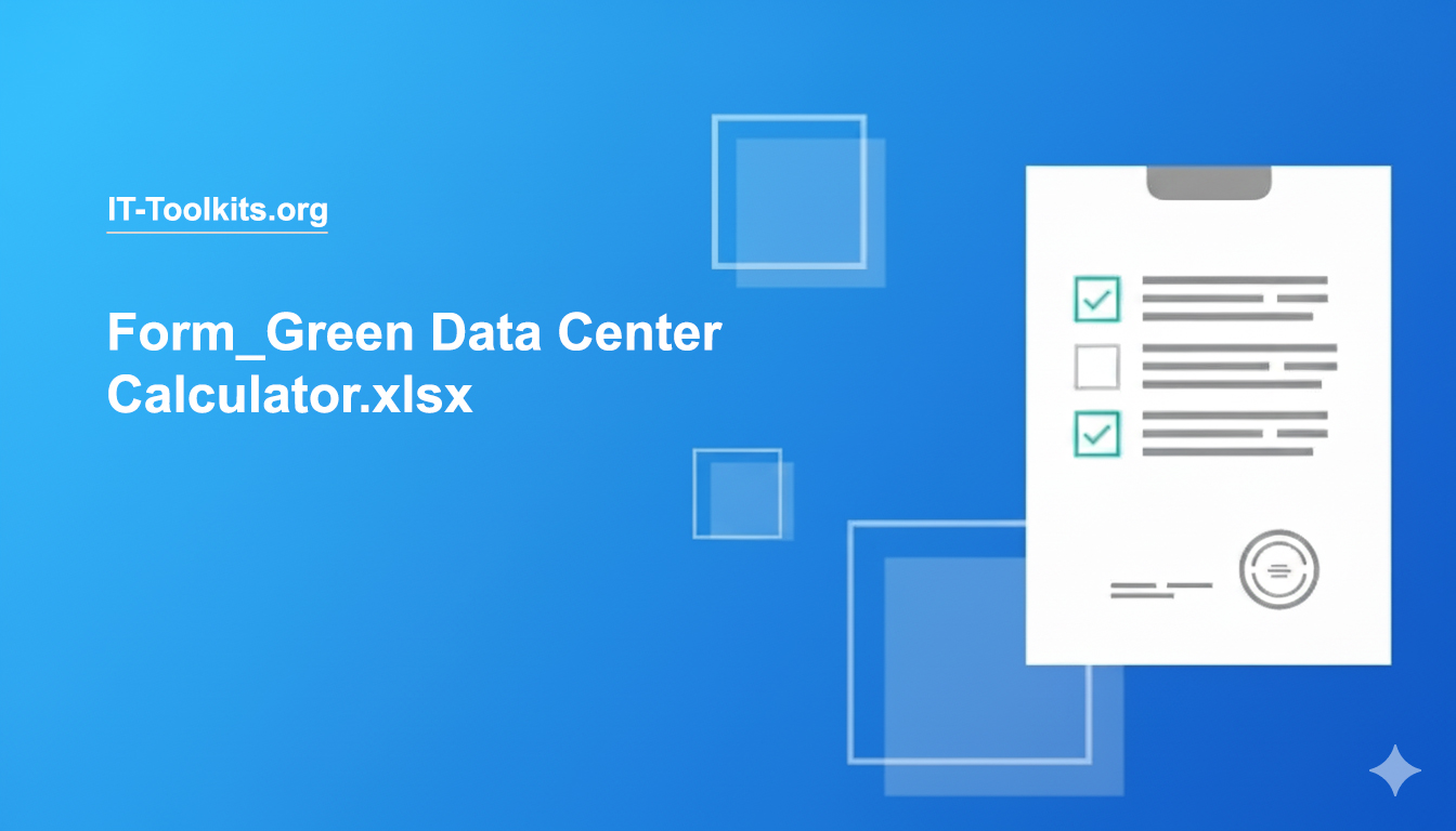 Form_Green Data Center Calculator