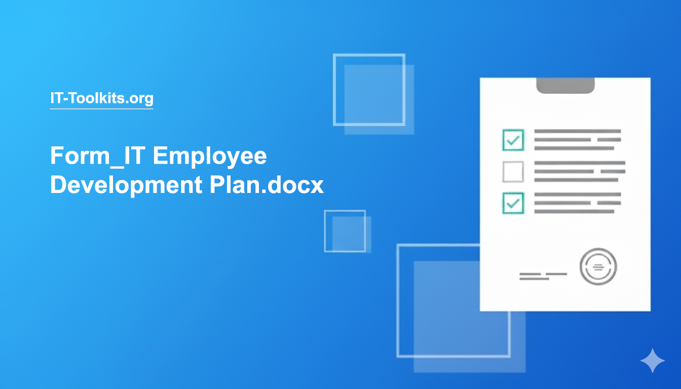 Form_IT Employee Development Plan