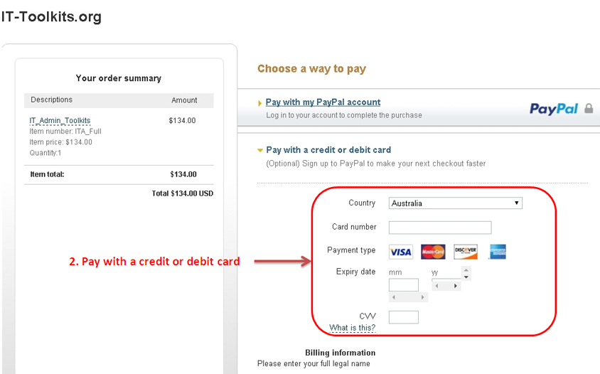 IT Toolkits| Payment Guide